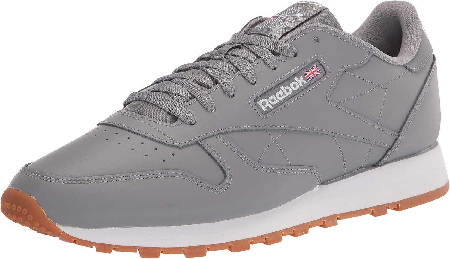 

Мужские винтажные кроссовки Reebok Classic Leather 1983, белый/серый