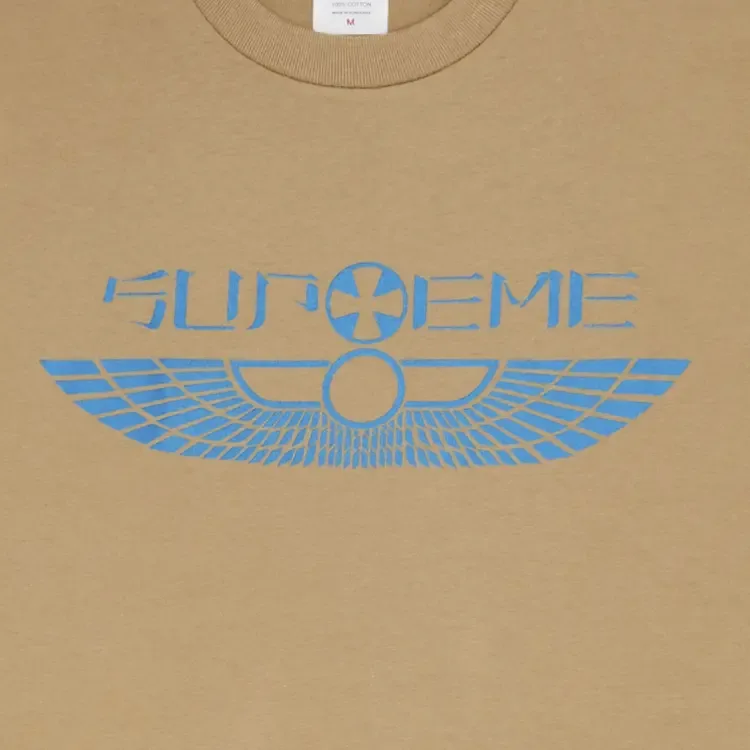 Футболка Supreme Wings цвета хаки — фото 2