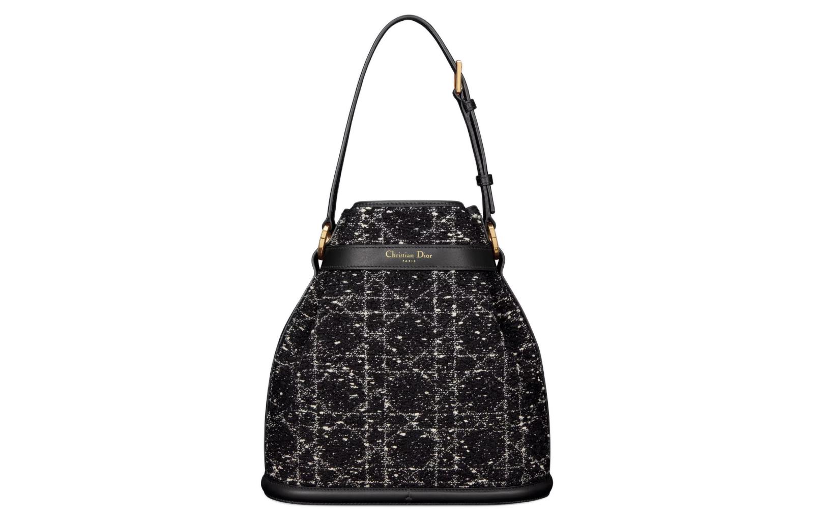 

Сумка C'est Dior Tweed Handbag, сумка через плечо женская, черная