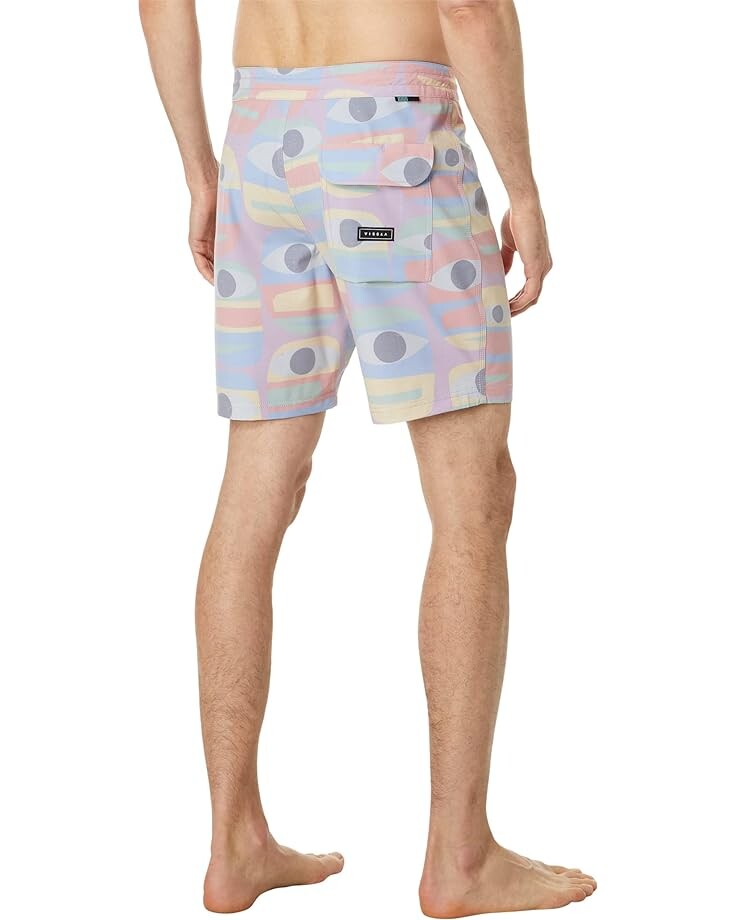

Шорты для плавания VISSLA Minds Eye 17.5" Boardshorts, цвет Dusty Rose