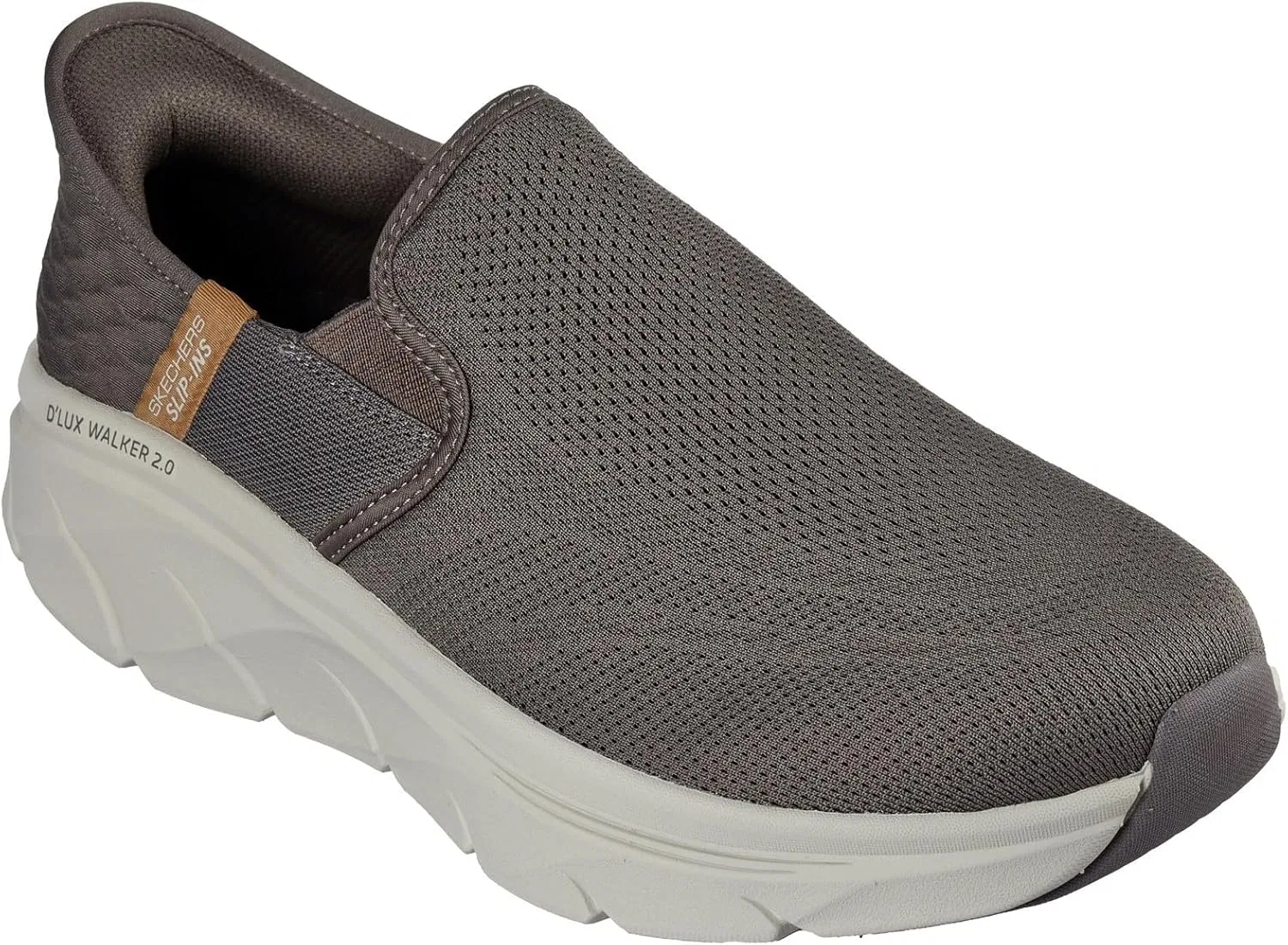 Мужские слипоны Skechers Hands-Free D'lux Walker 2.0 Reeler, Brown