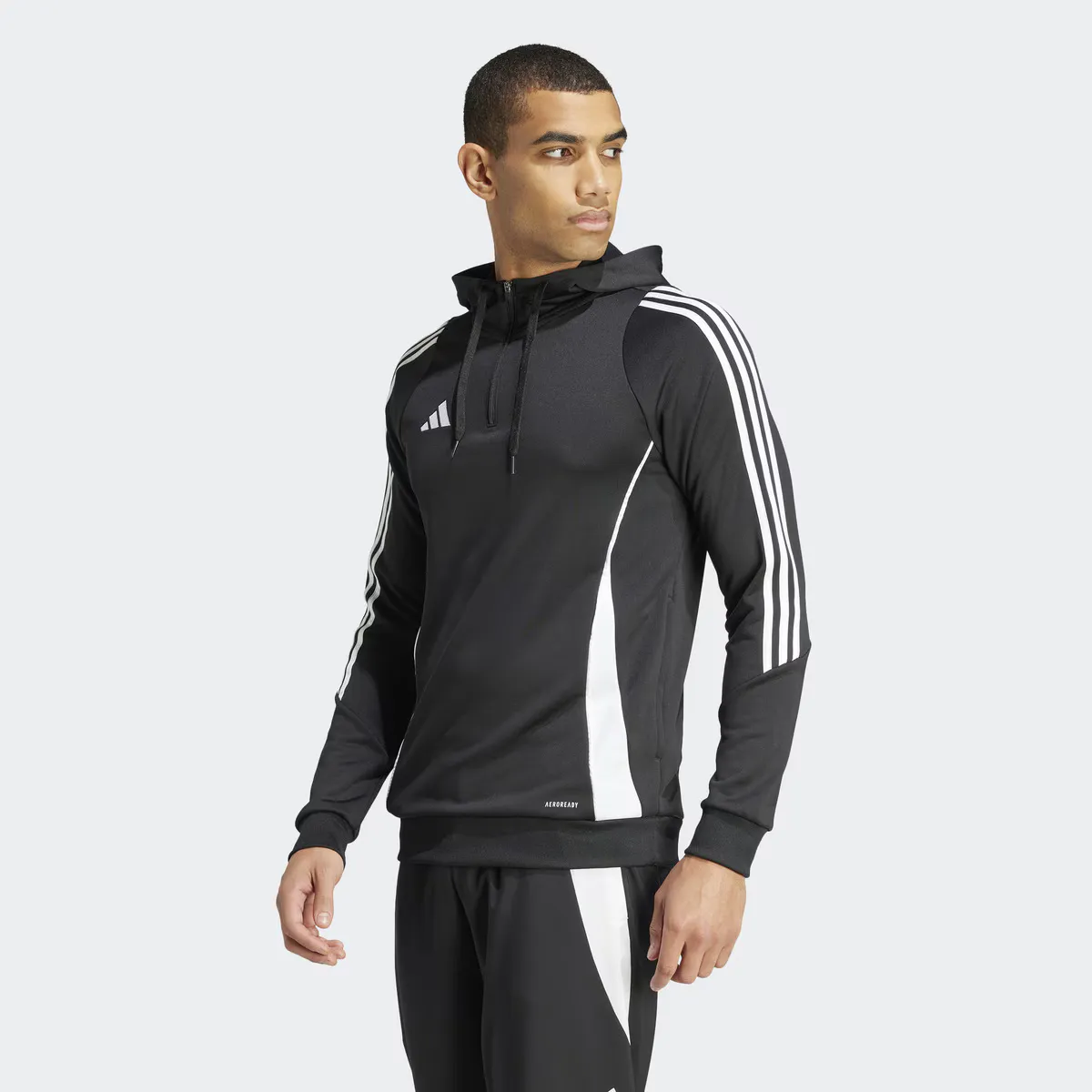 

Мужская тренировочная толстовка Adidas Tiro 24, черный/белый
