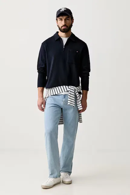 Худи хлопок Tommy Hilfiger, синий — фото 2