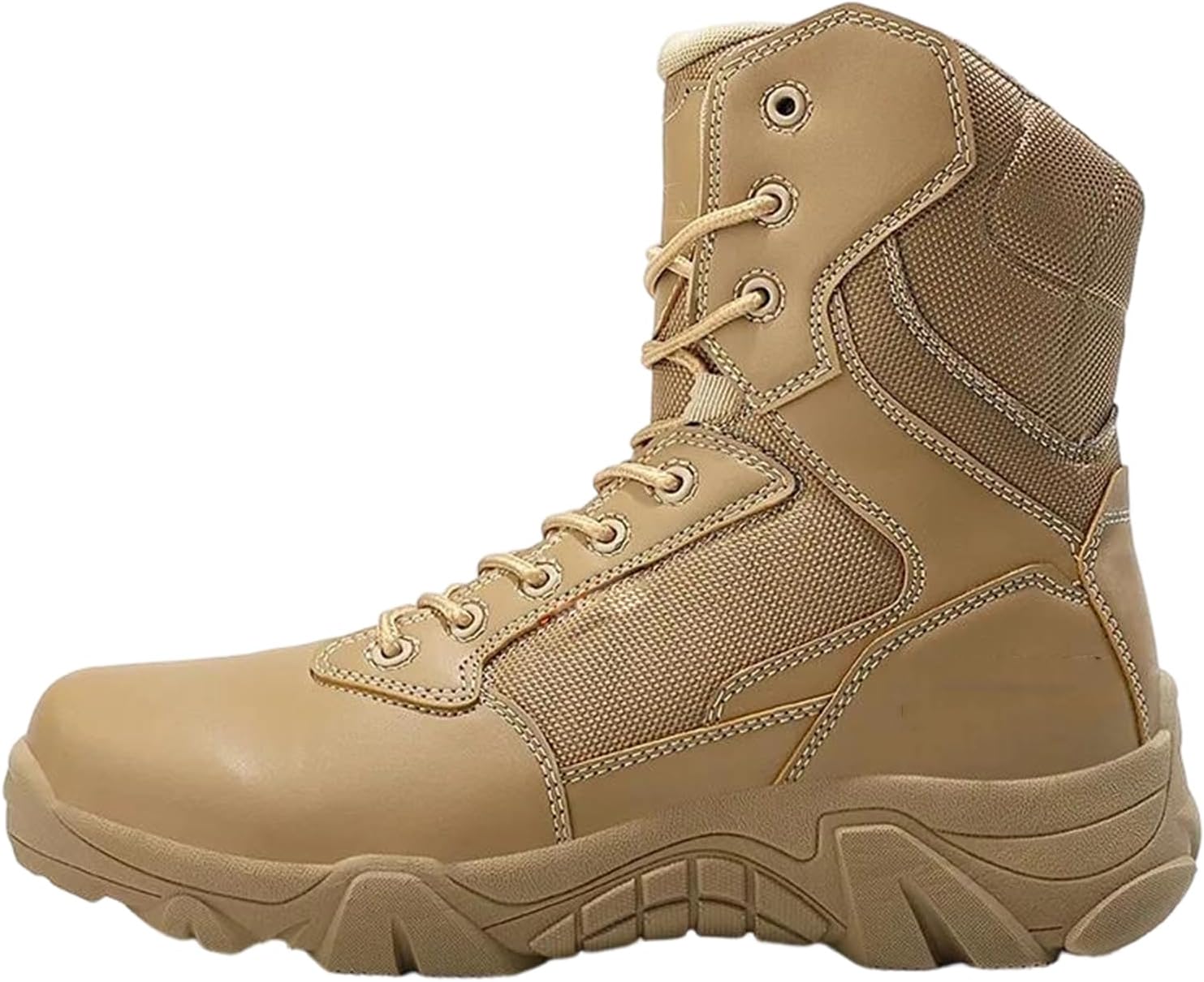 

Мужские тактические водонепроницаемые ботинки Alloaone, нескользящие, для активного отдыха на открытом воздухе и работы, дышащие, Sand