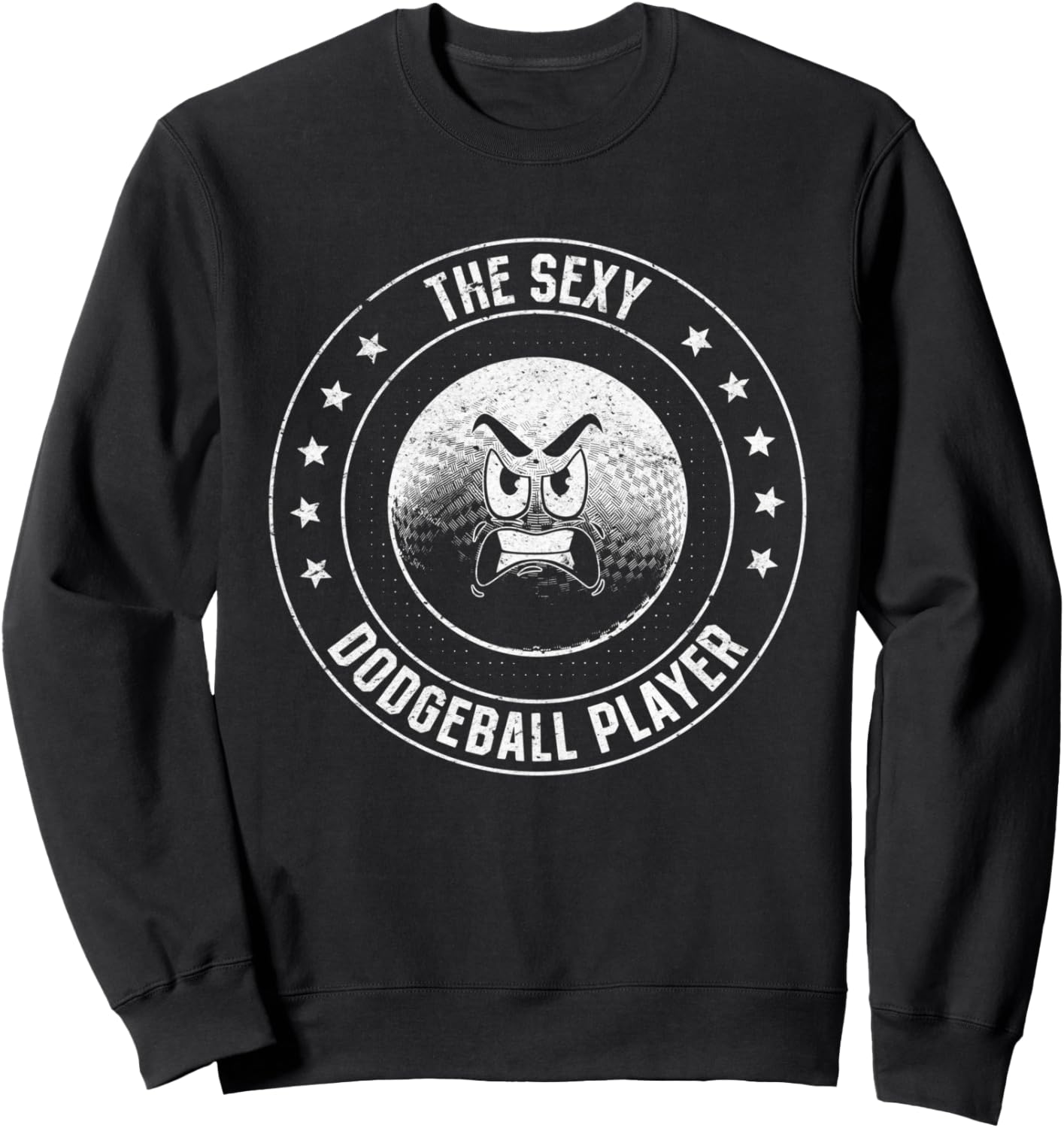

Забавная толстовка с изображением сексуального игрока в вышибалы Dodgeball Player, черный