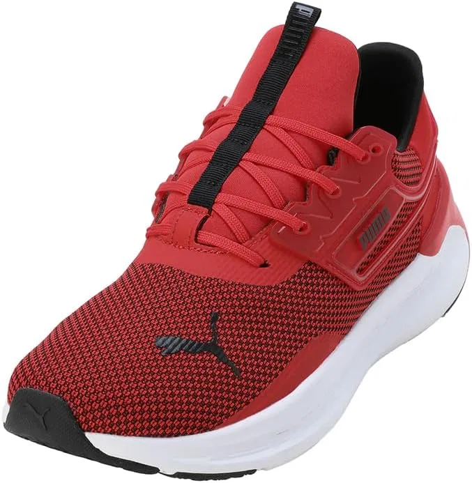 Кроссовки для бега по шоссе PUMA Softride Symmetry Unisex, For All Time Red Puma Black Puma White