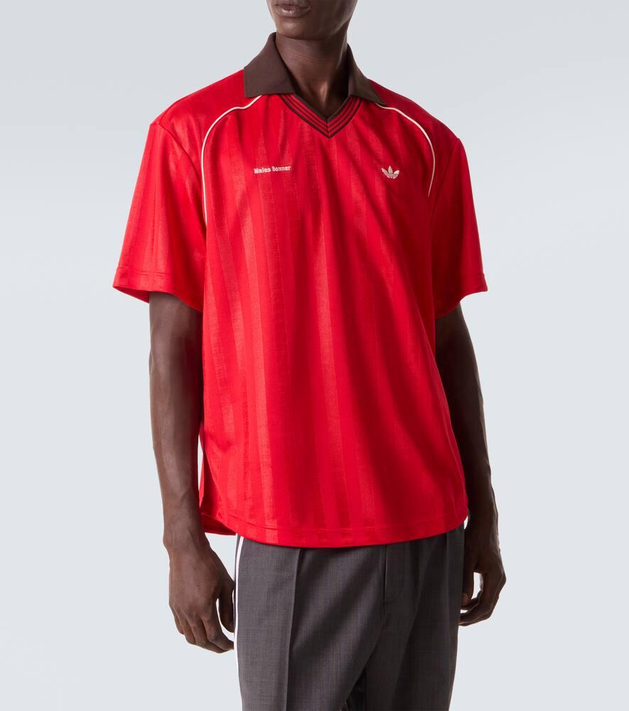 Поло Wales Bonner в полоску Adidas, Better Scarlet — фото 3