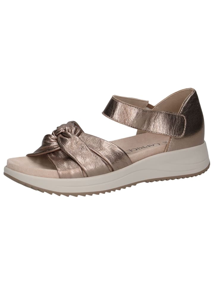 Классические босоножки Caprice, цвет taupe metallic