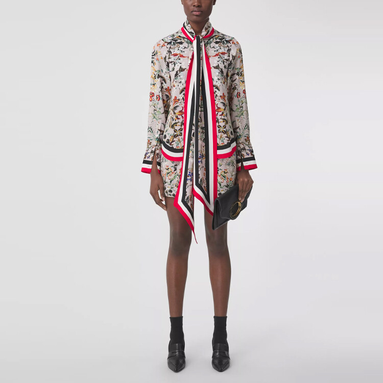 Шорты женские Burberry с узором, бежевый — фото 2