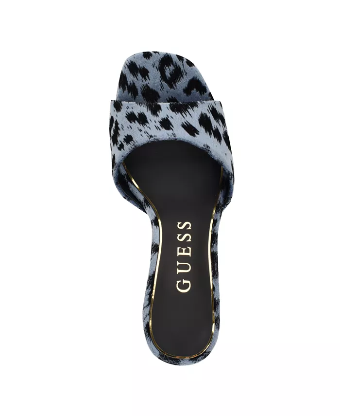 Женские босоножки Carisse Slip-On Stiletto Guess, синий — фото 4