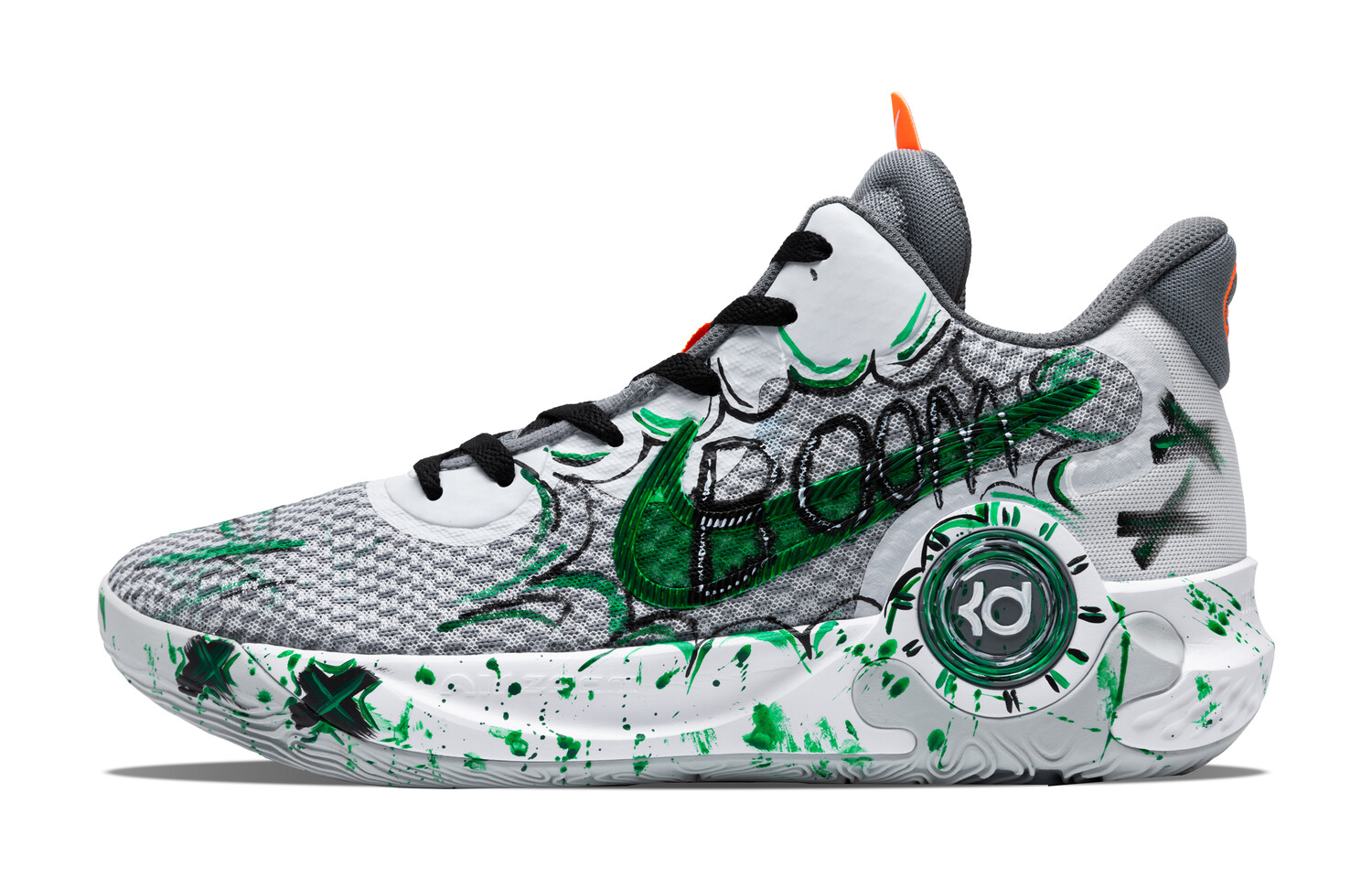 

Баскетбольные кроссовки KD Trey 5 IX Basketball Shoes Unisex Low-Top Black/Gray/Green Nike