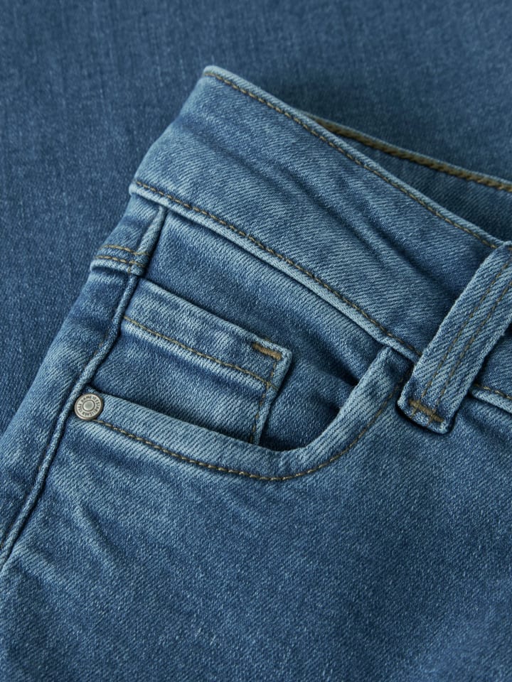 Name it Джинсы NKFPOLLY X-WIDE JEANS 3057-FR, средне-синий деним — фото 4