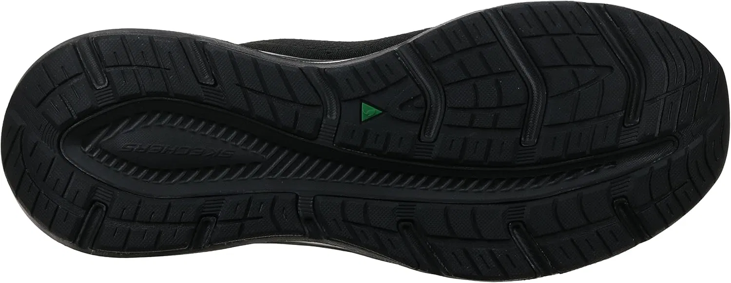Кроссовки Skechers 232846 EDGERIDE, угольно-желто-серые, мужские, на шнурках, тканевые, без шнурков — фото 2