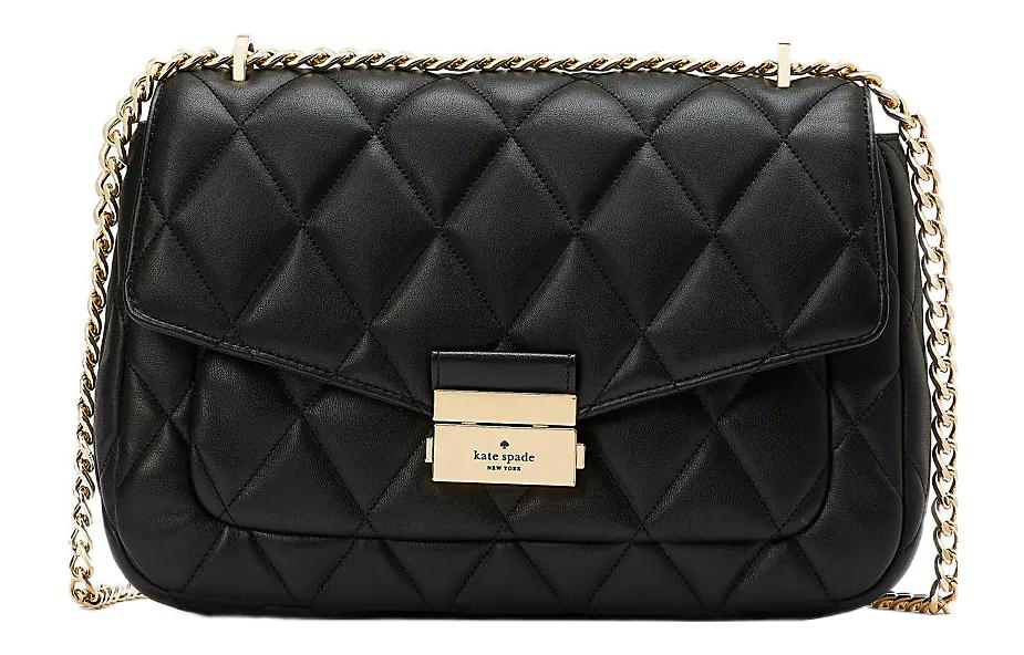 

Kate Spade Кожаная сумка через плечо женская черная