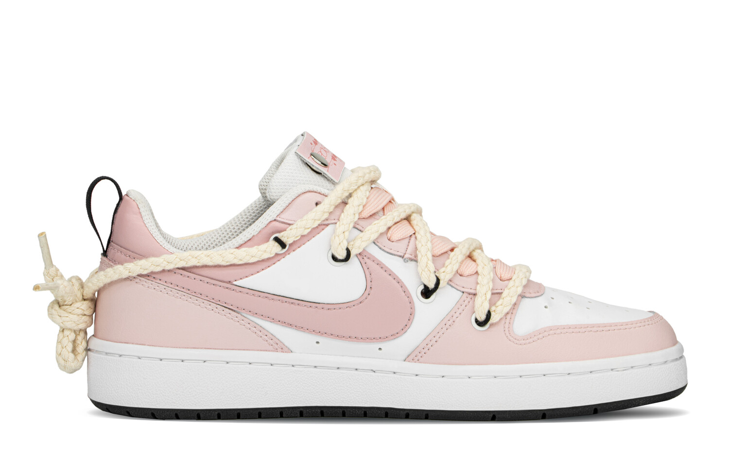 

Кроссовки Nike Court Borough Series Skateboard Shoes Women's Low-Top White Pink