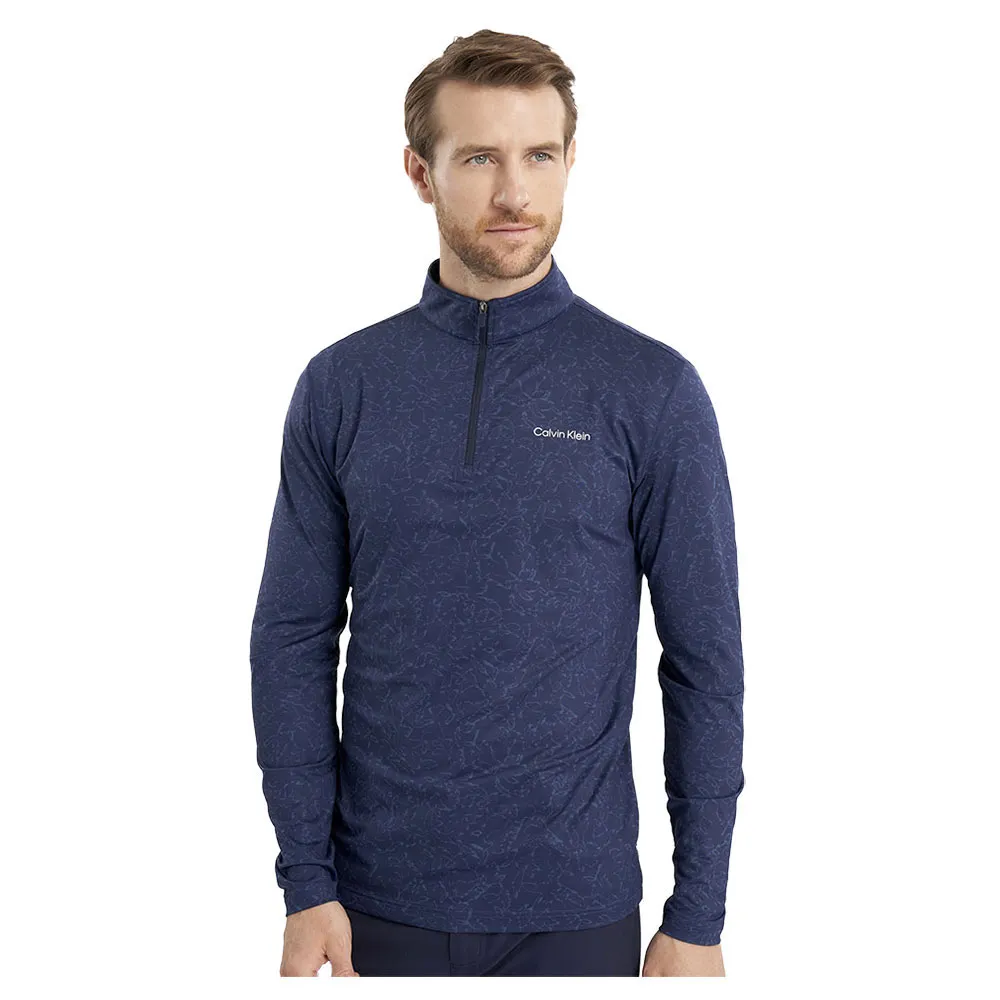 

Толстовка Calvin Klein Golf Printed Newport half zip, синий
