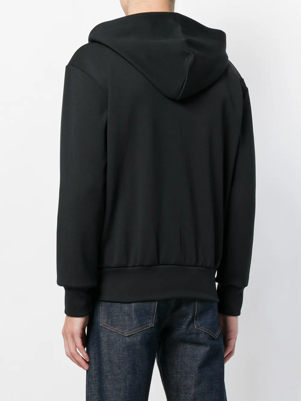 Худи на молнии с логотипом Comme Des Garçons Play, черный — фото 4