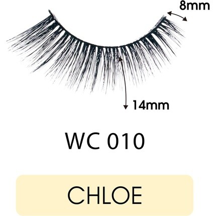 CATTITUDE 3D LASHES Chloe Wild Cat False Lashes Легкие многоразовые ресницы, не тестируются на животных Ebin New York — фото 3