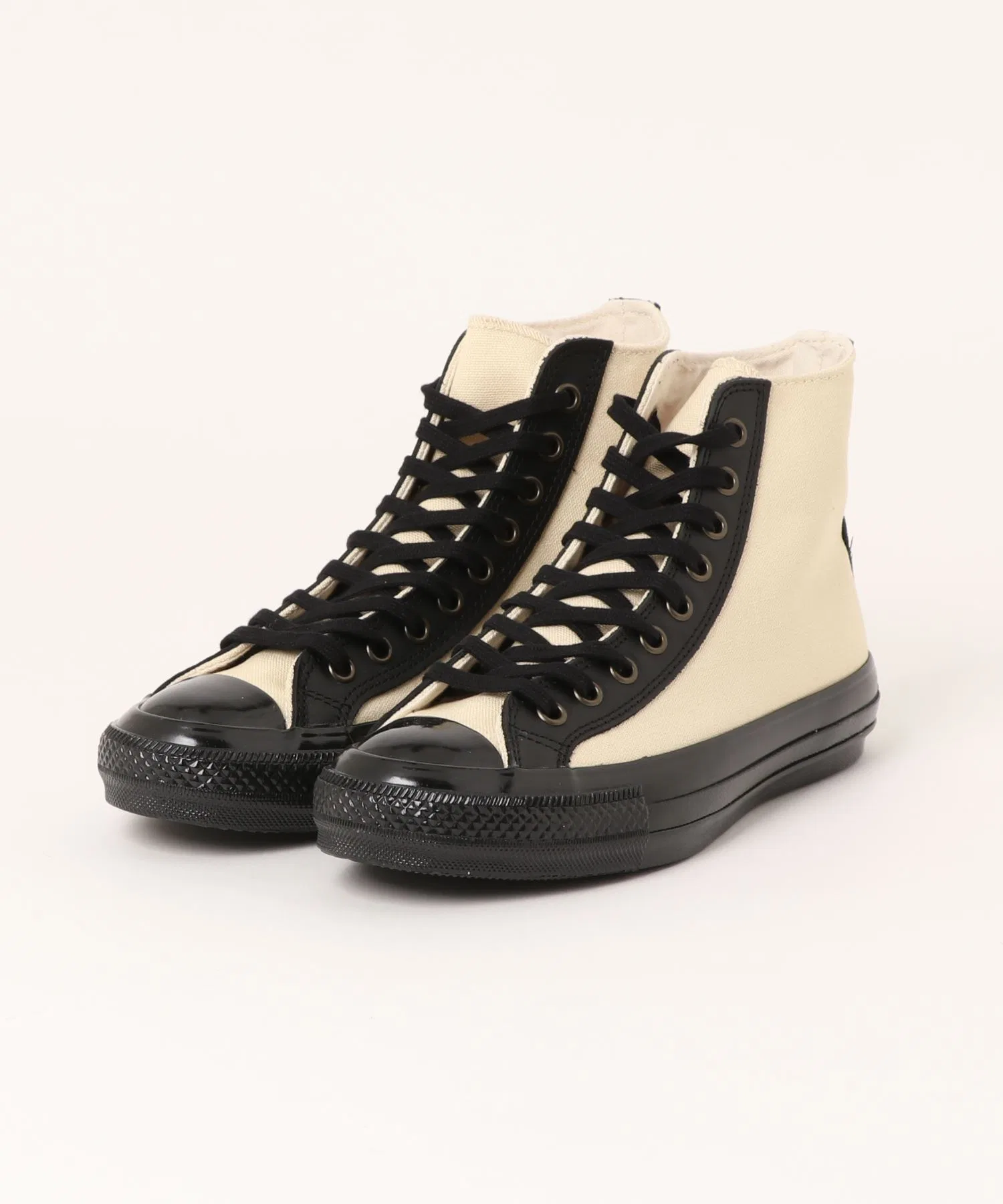 Унисекс кеды из канваса и кожи CONVERSE ALLSTAR US CLASSIC HI бежевые