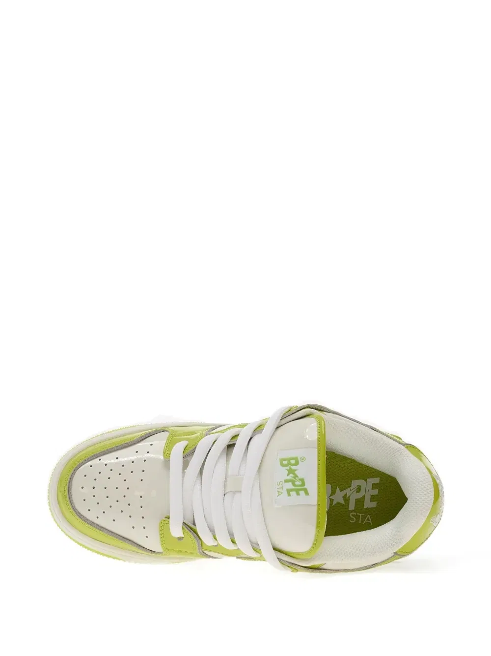Кроссовки Sk8 Sta Bold 1 A BATHING APE, зеленый — фото 4
