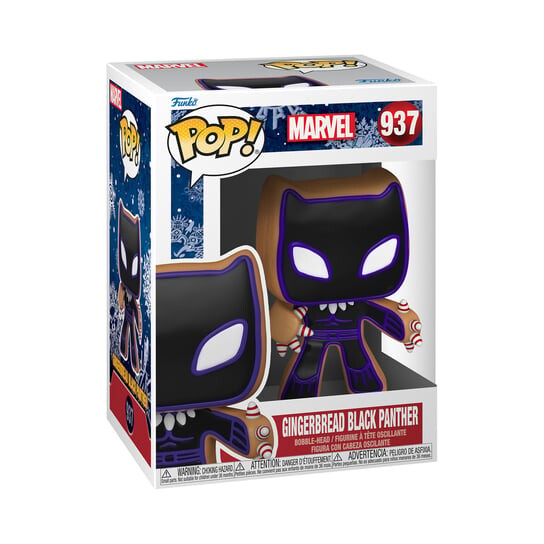 

Funko POP! Марвел, коллекционная фигурка, Пряник Черная Пантера