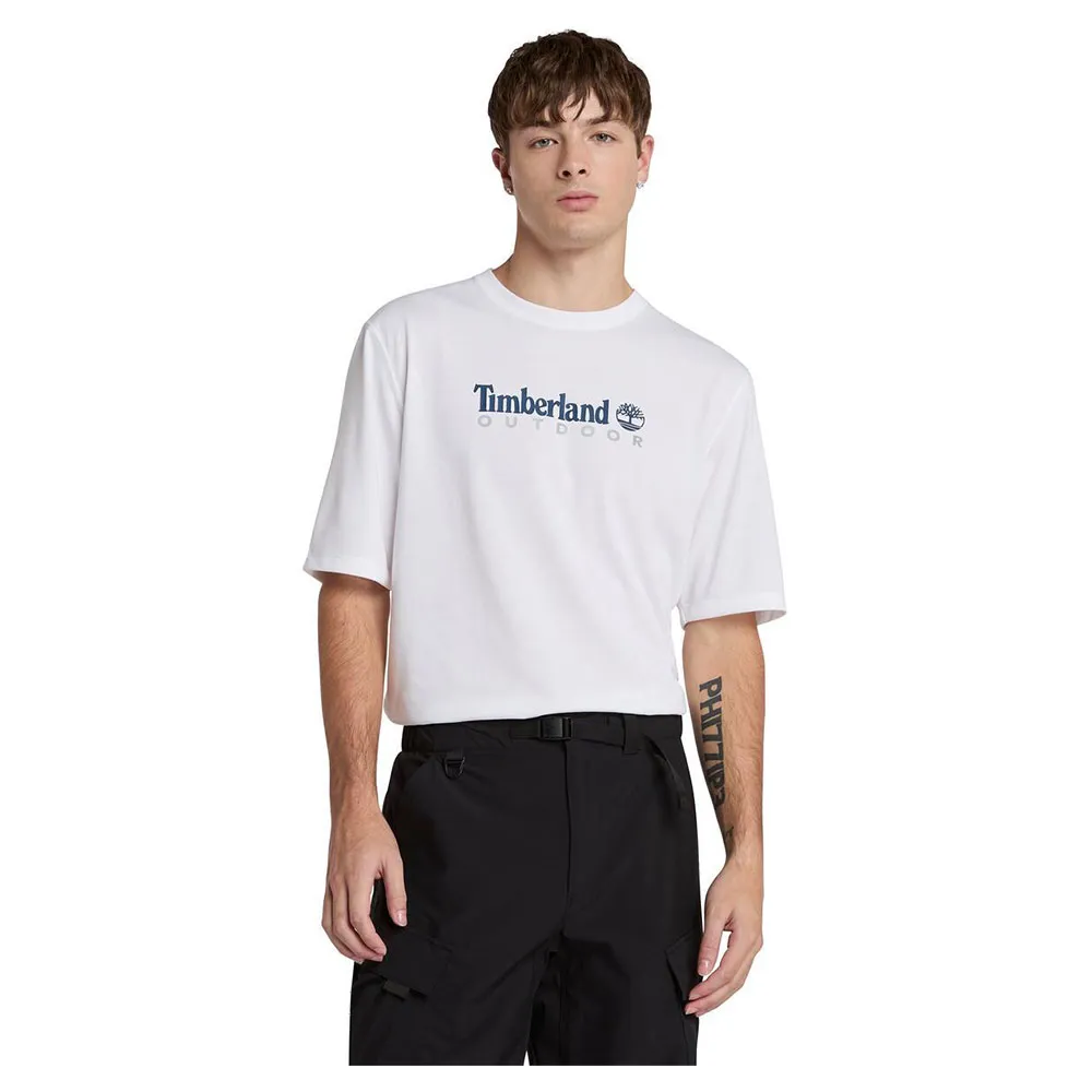

Футболка с коротким рукавом Timberland Anti UV Outdoor Graphic, белый