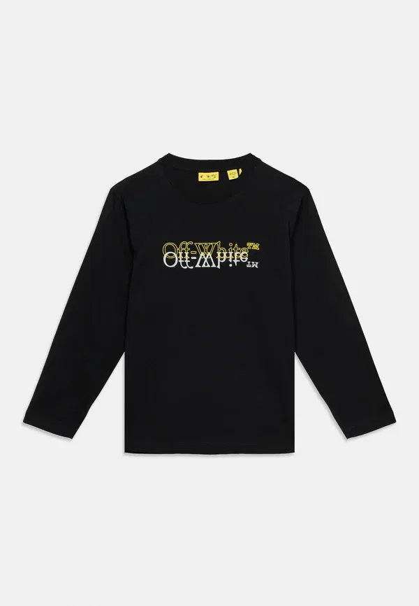 Топ Big bookish double tee long sleeved Off-White, черный — фото 3