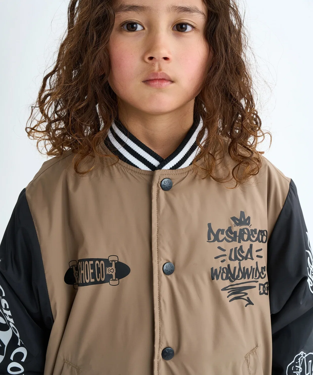 Куртка DC Shoes 25 KD Varsity Jacket детская, чёрная — фото 4