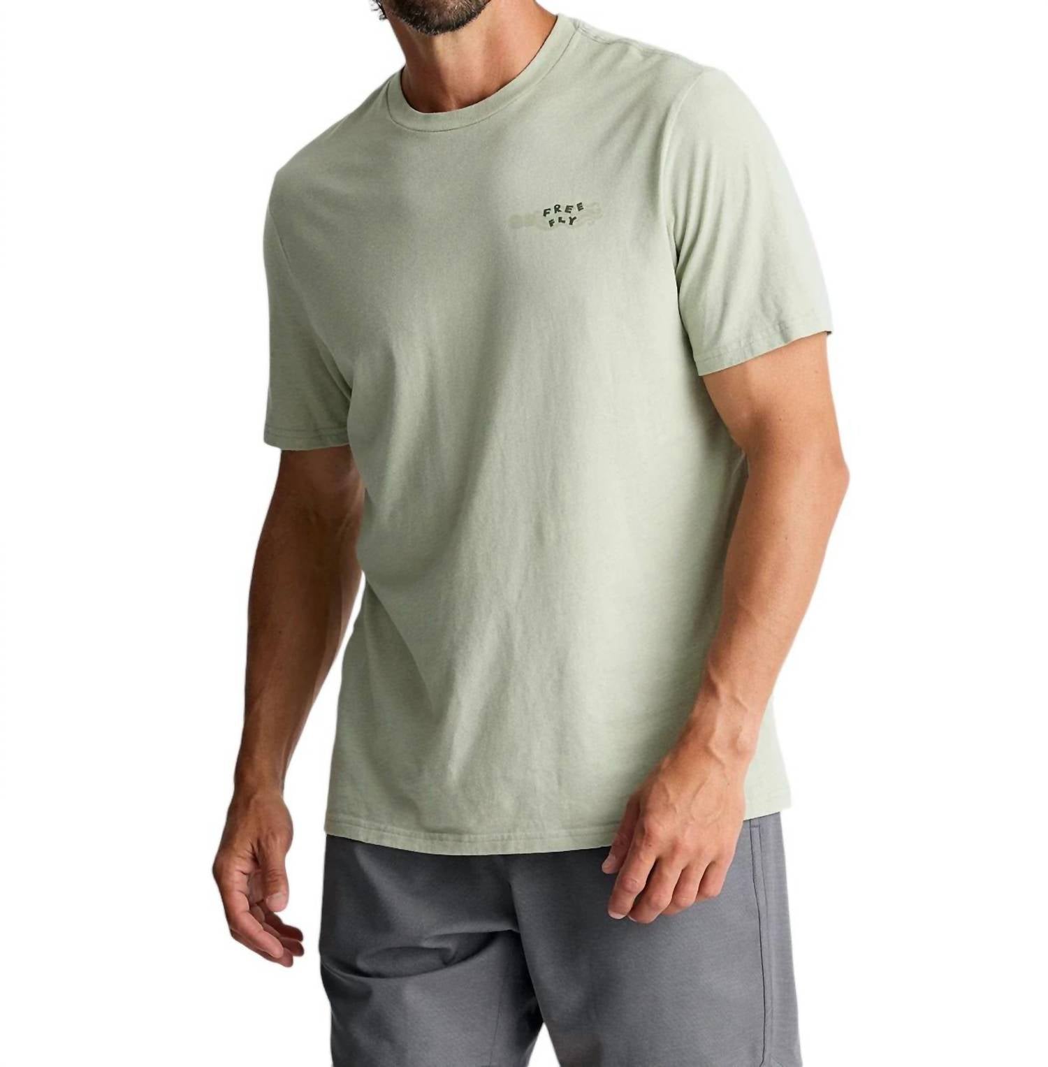 

Футболка Free Fly Octo в цвете Heather Desert Sage