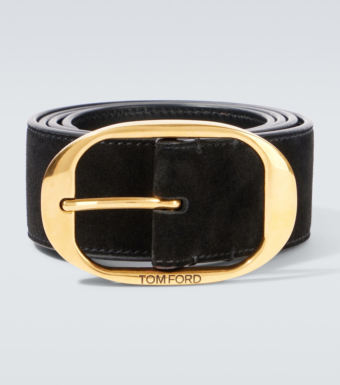 

Замшевый ремень Tom Ford, черный