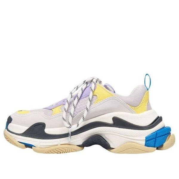 Кроссовки triple s 'purple yellow' Balenciaga, белый