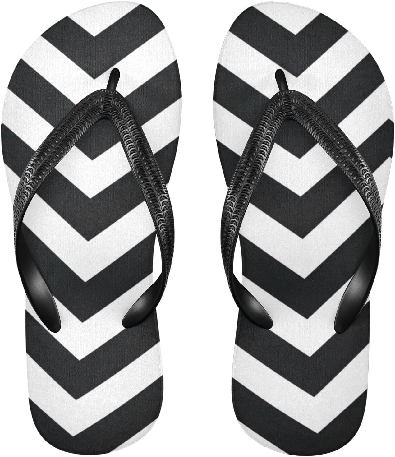 

Женские и мужские пляжные шлепанцы Black White Wave, летние повседневные сандалии для душа Kfbe