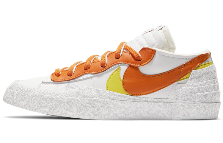 

Sacai x Nike Blazer Low White Magma Orange, Серый, Sacai x Nike Blazer Low White Magma Orange