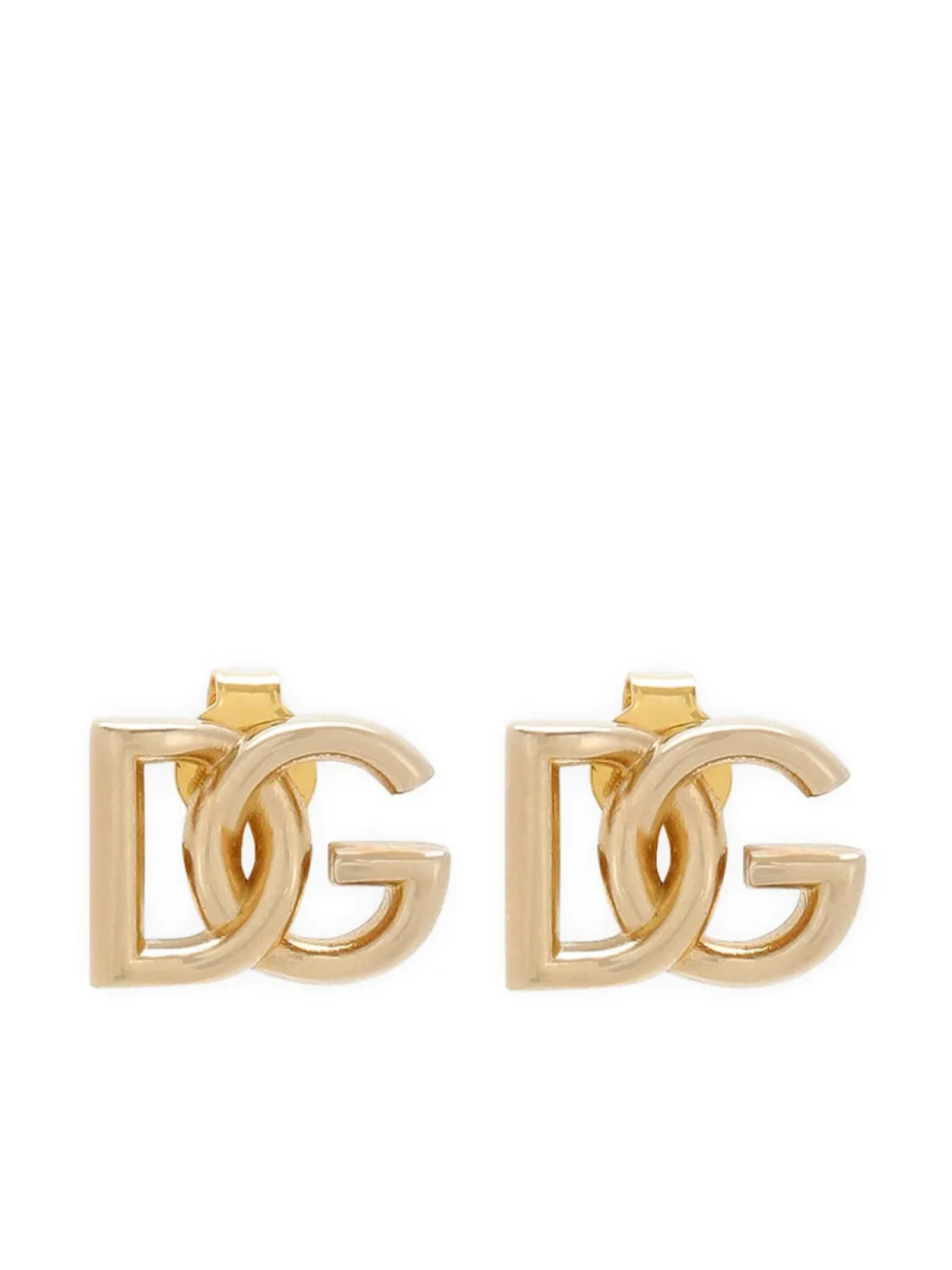 

Dolce & Gabbana серьги с логотипом, золотой