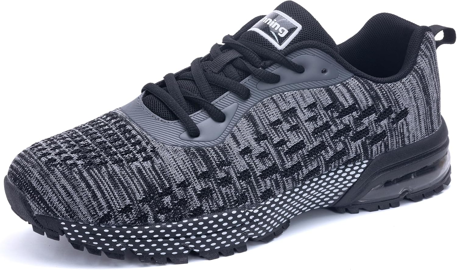 

Мужские кроссовки для бега, слипоны, теннисные спортивные модные кеды, удобные, дышащие, для тренировок в зале и спорта, размер US 7-13 Dnoekw, черный