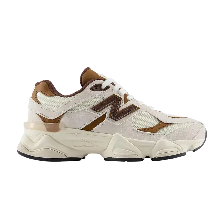 Кроссовки New Balance 9060 Lace Big Kid, кремовый