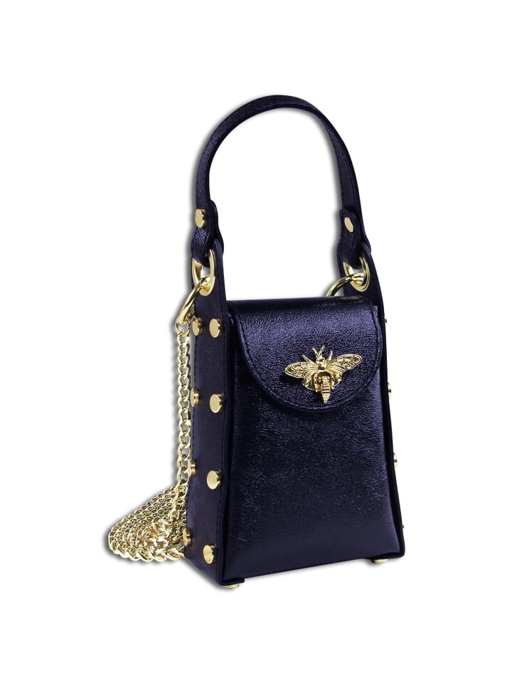 

Наплечная сумка Toscanto Umhängetasche Leder lila ca. 13cm