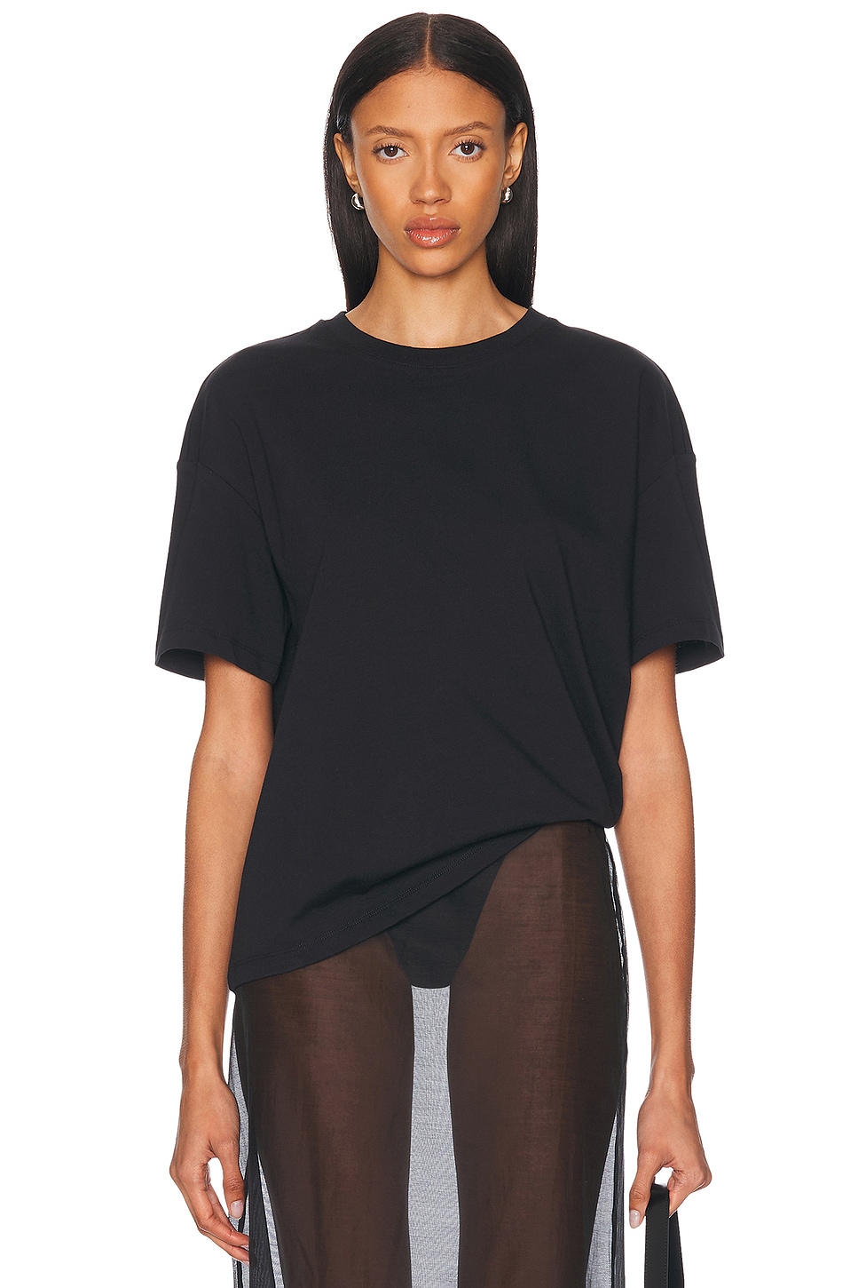 

Органическая хлопковая футболка Relaxed St. Agni, Black