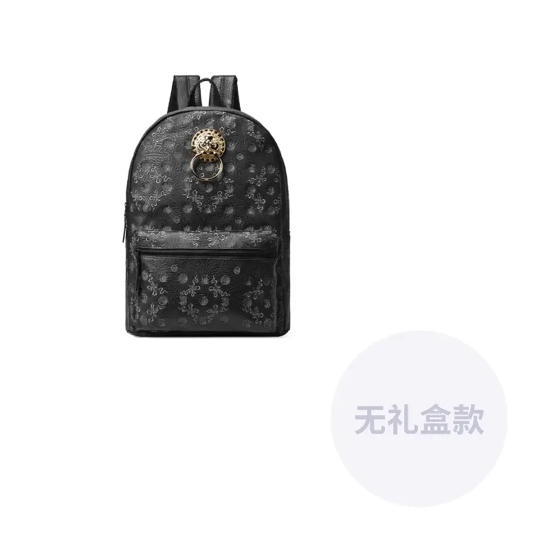 

Черный унисекс рюкзак из нейлона с ПВХ основой, Black