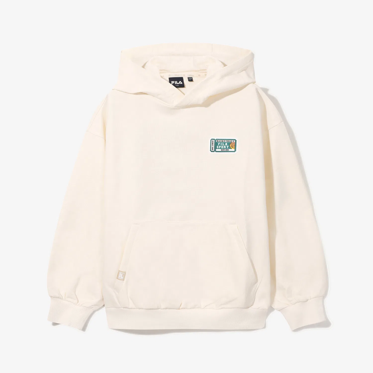 Детский худи белого цвета от Fila Kids