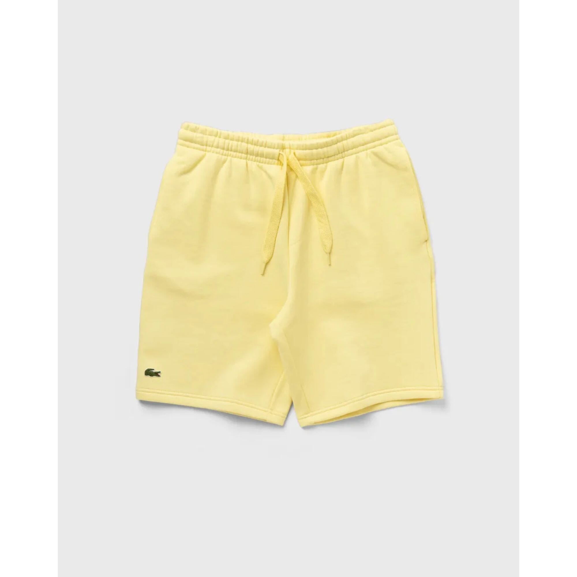 

Теннисные флисовые шорты Lacoste желтые GH2136-51-6XP мужские