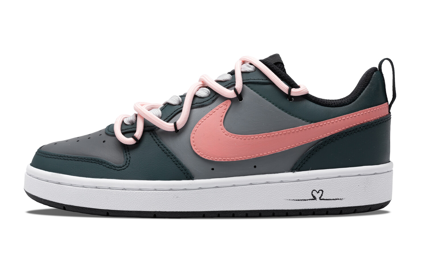 

Кроссовки Nike Court Borough Skateboarding Shoes Women's Low-top Pink, серый