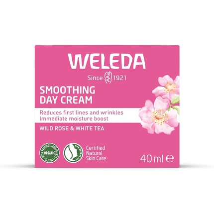 Крем для лица Weleda — Разглаживающий дневной с дикой розой и белым чаем, 40 мл — фото 2
