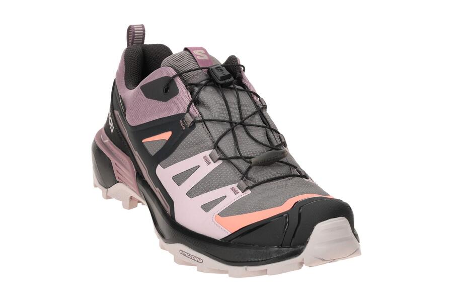 Кроссовки Salomon X Ultra 360 GTX серо-фиолетовые GORE-TEX 474494 — фото 3