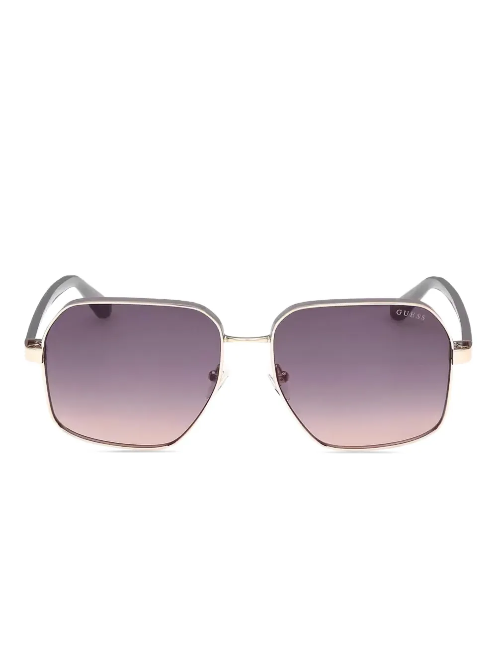 

Солнцезащитные очки в квадратной оправе GUESS EYEWEAR, золотой