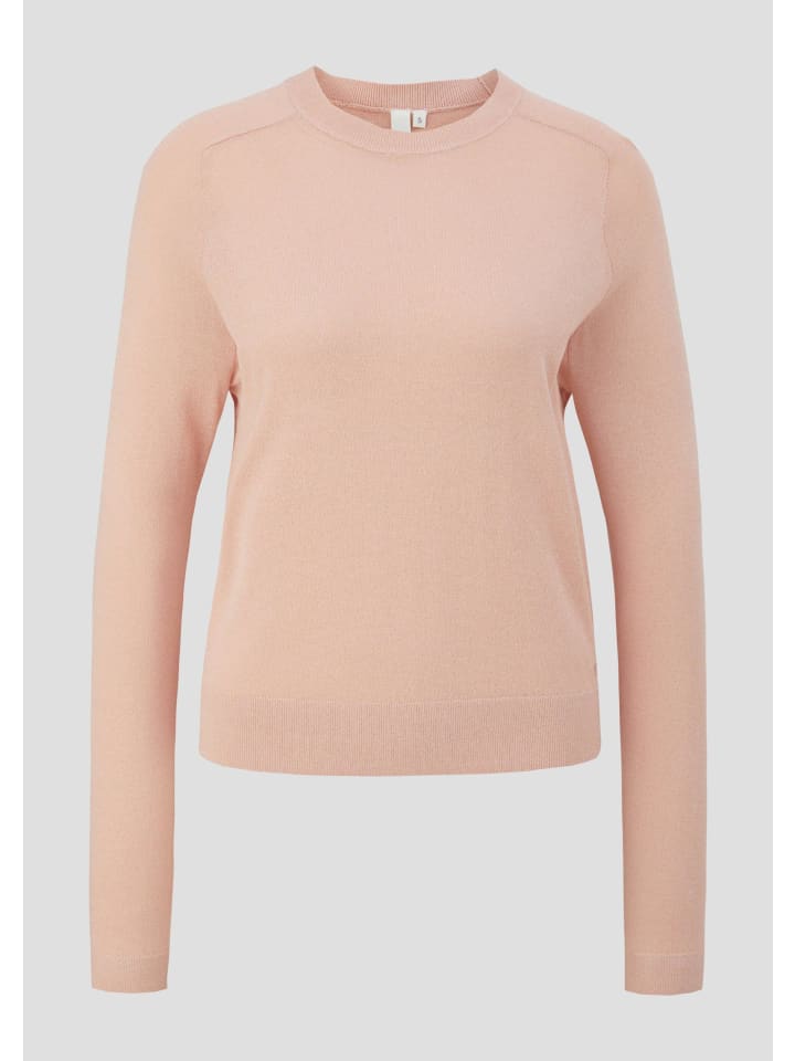 

Вязаный свитер цвета 4056_жемчужно-розовый QS