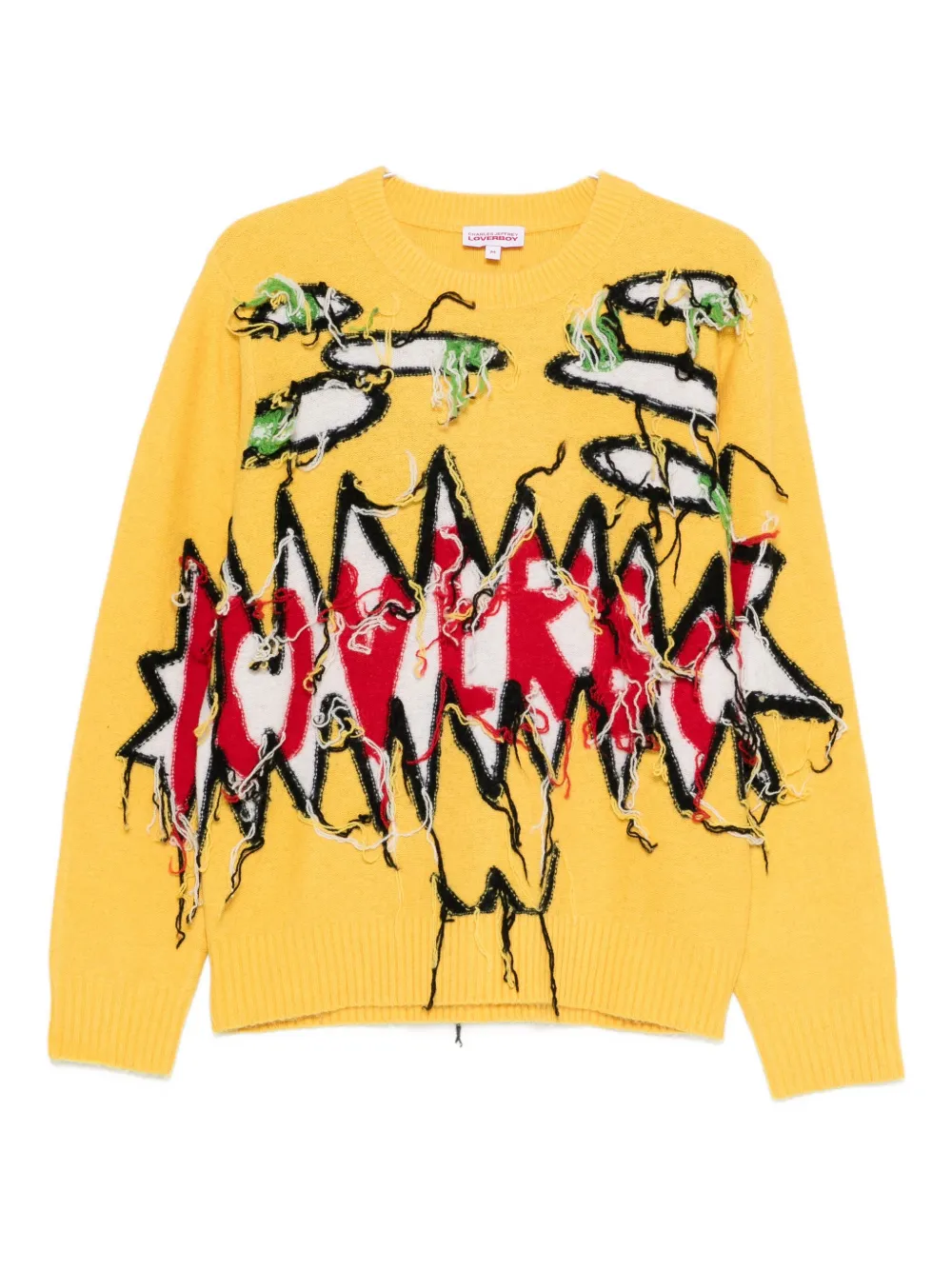 

Свитер Guddle с логотипом Loverboy Charles Jeffrey Loverboy, желтый