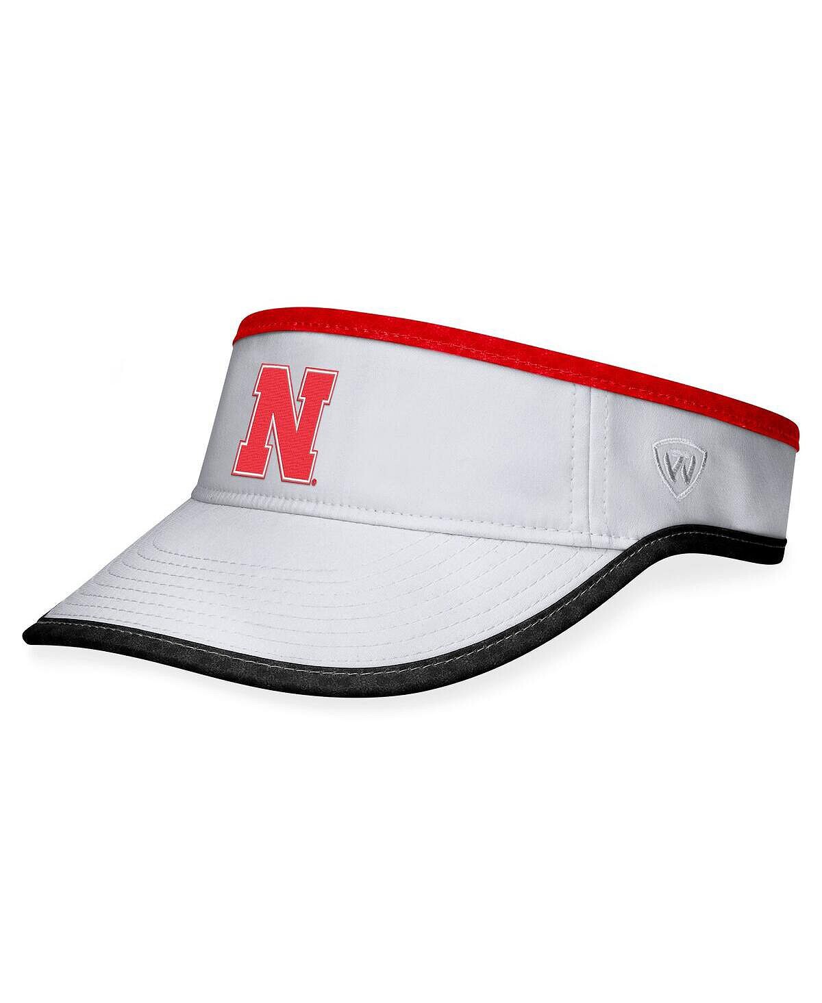 

Мужские белые регулируемый козырек Nebraska Huskers Daybreak Top of the World