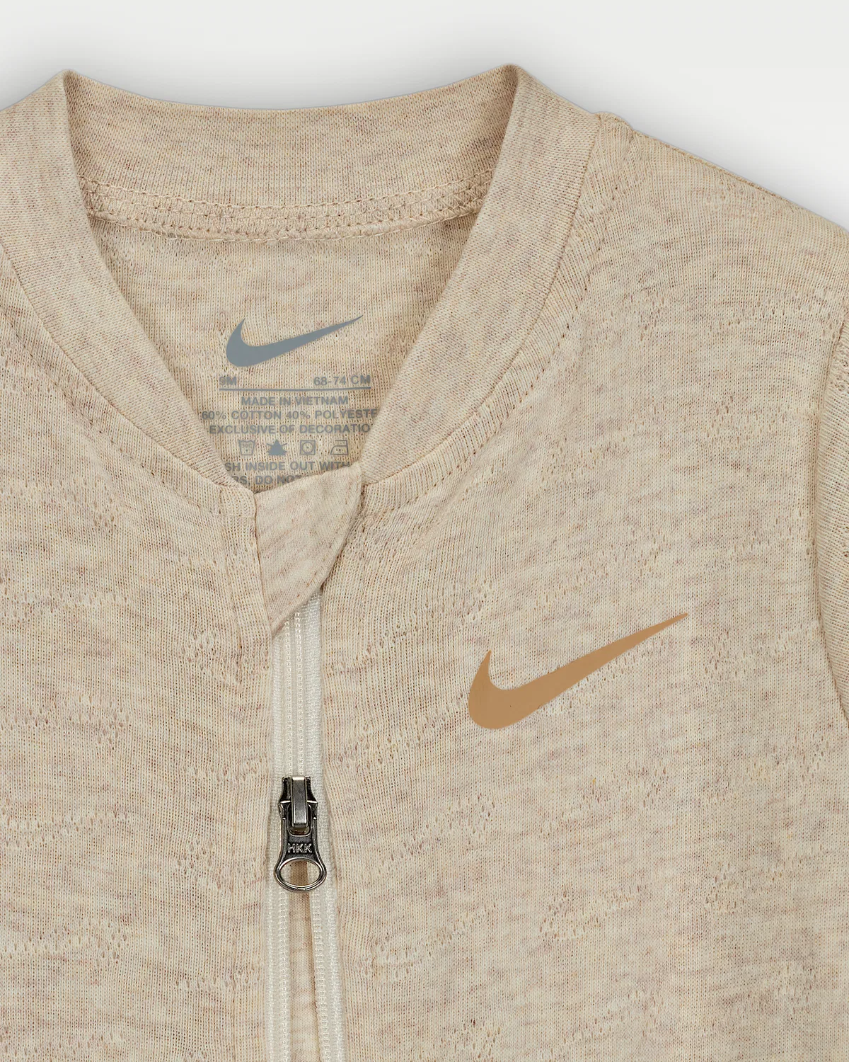 Боди Nike Baby Essentials Pointelle, Pale Ivory — фото 3