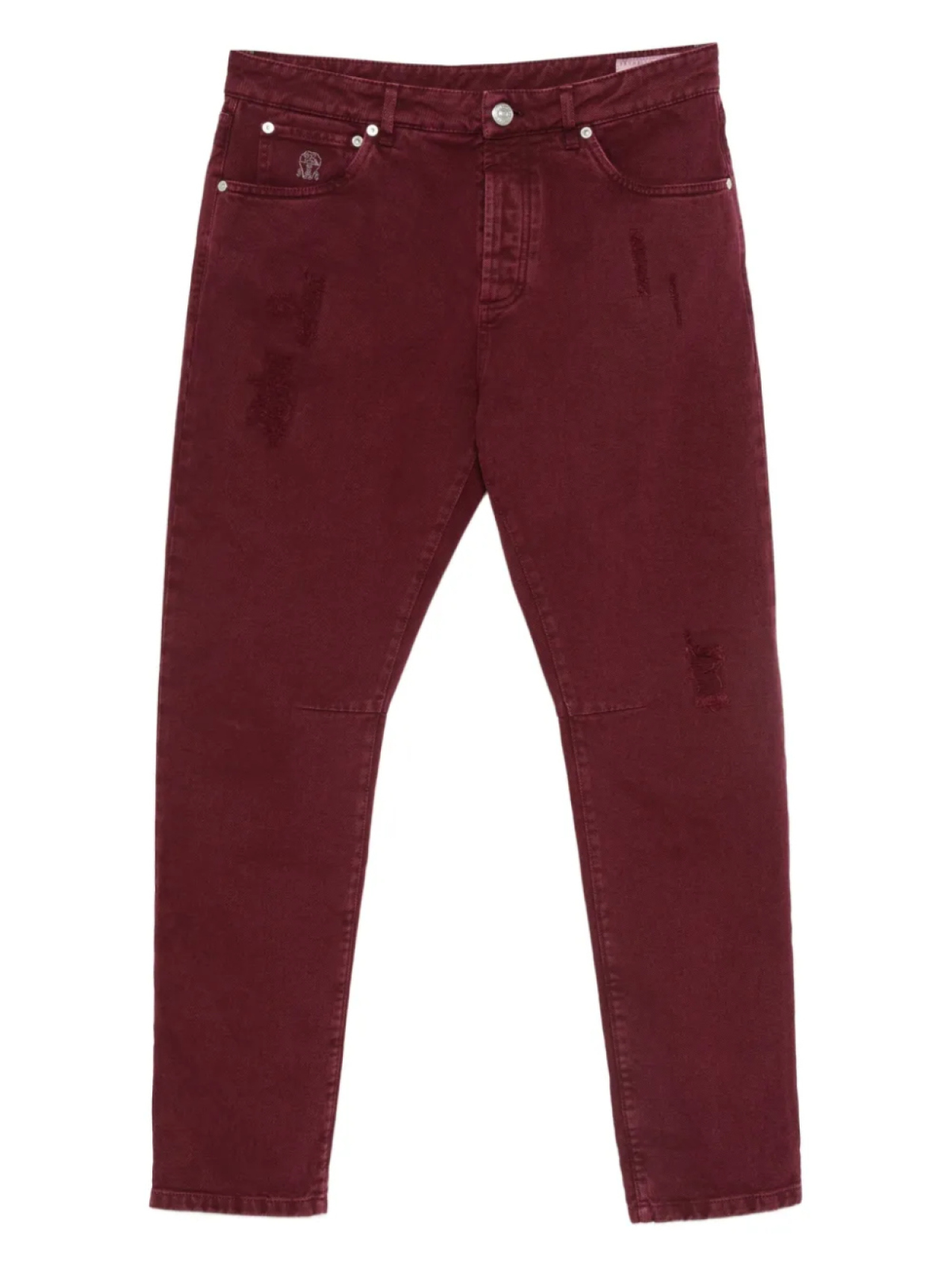 

Джинсы Brunello Cucinelli из хлопка, красный